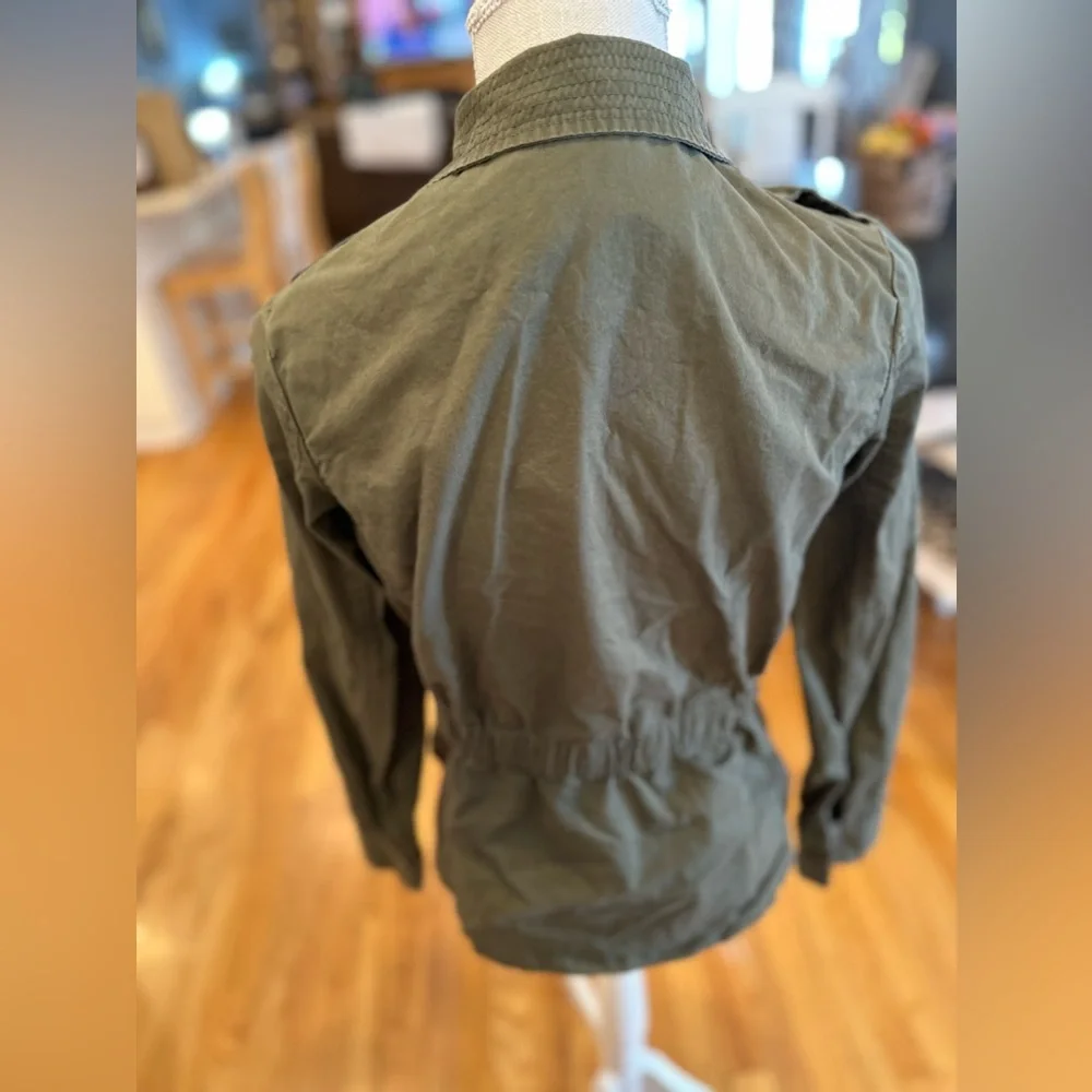 Love Tree olive green lightweight cargo jacket - Picture 6 of 7